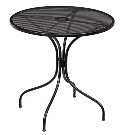 small metal mesh outdoor table